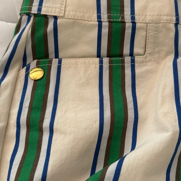 Tory Burch Awning stripe Pants.  Size 2. - Picture 5 of 11